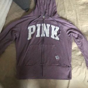 VS pink zip up jacket
